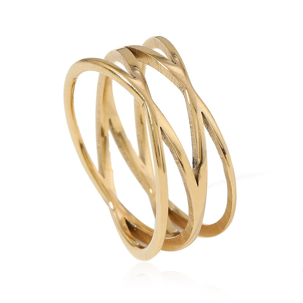 Vintage gold wire ring